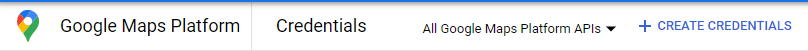 Google Maps Credentials