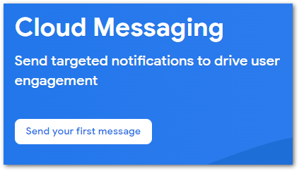 Send your first message with Cloud Messaging