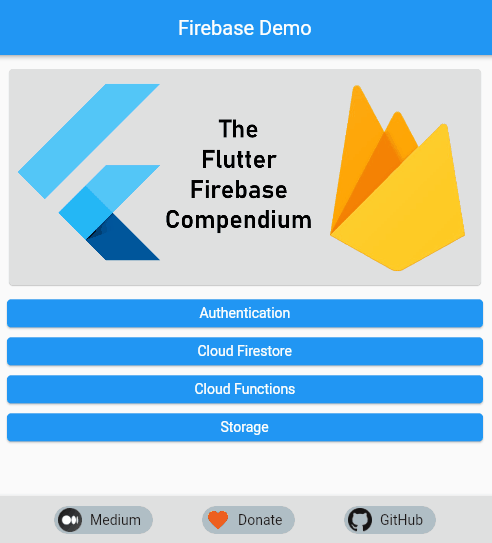 Firebase Cloud Storage demo by author