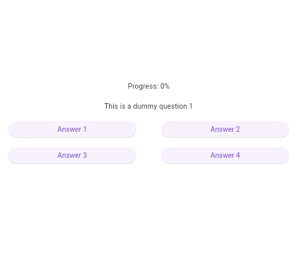 A simple quiz widget for Flutter apps