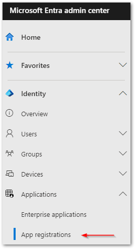 Create a new app registration in Microsoft Entra Admin Center
